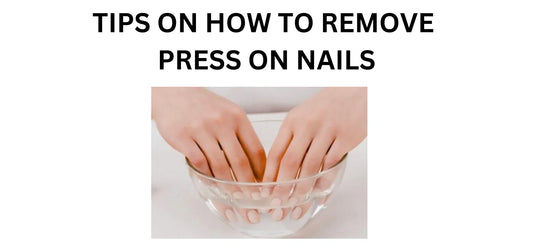 How to remove the press on nails