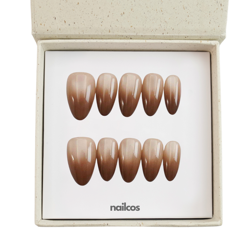 Mystic Siam Short Almond Ombre,Glazed