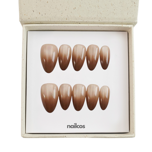 Mystic Siam Short Almond Ombre,Glazed