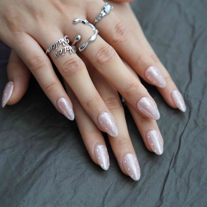 White dots