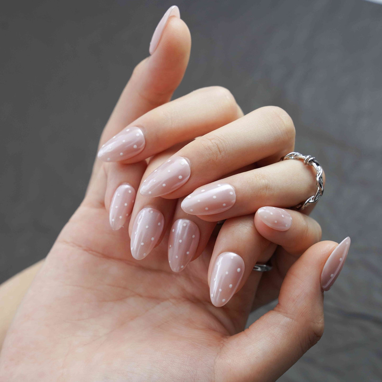 White dots
