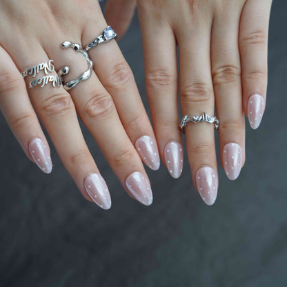 White dots