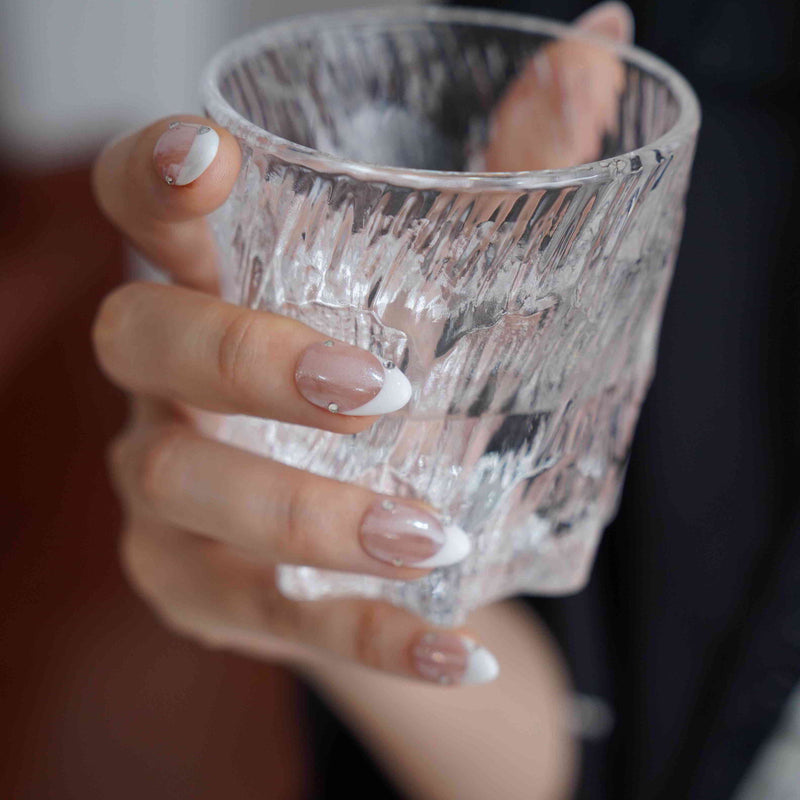 Pearl French Shiny Short Almond French,Glazed