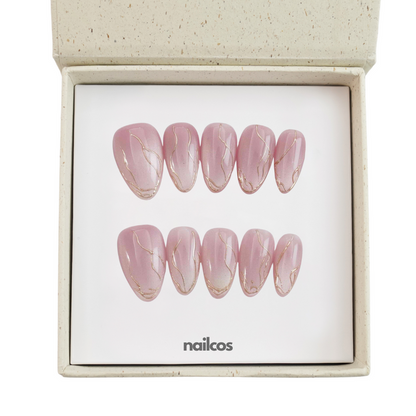 Rose Vein Short Almond Cat Eye