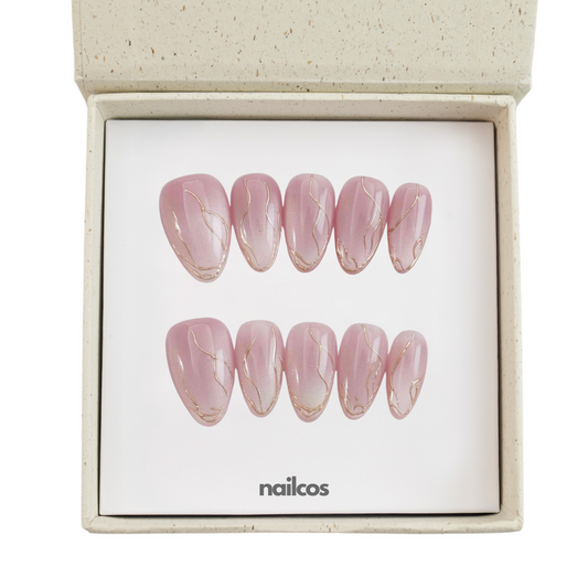 Rose Vein Short Almond Cat Eye