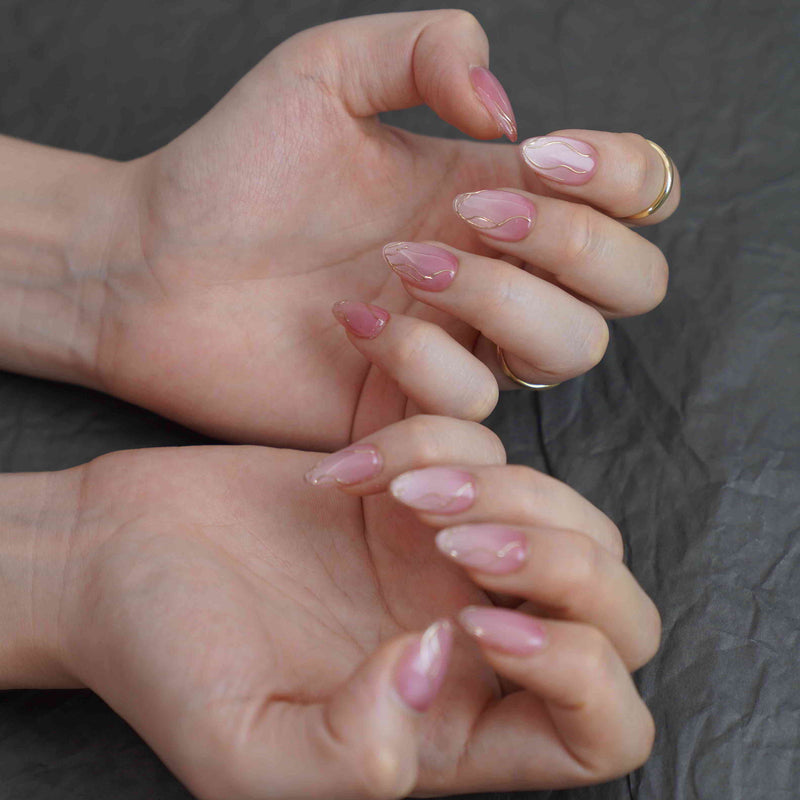 Rose Vein Short Almond Cat Eye