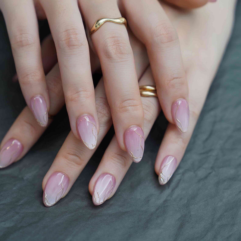 Rose Vein Short Almond Cat Eye